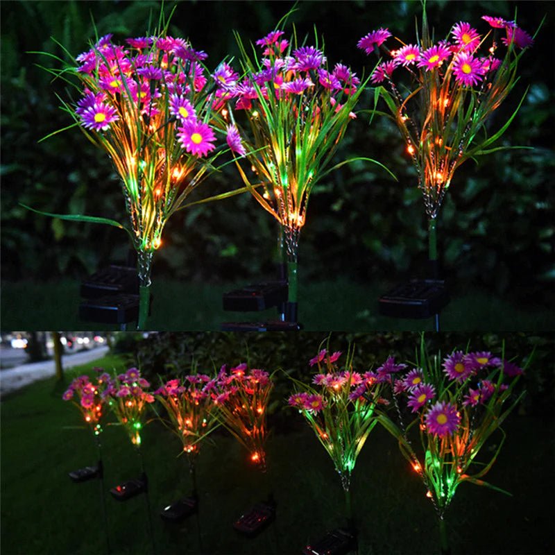 🌸 "Solar Garden Lights LED Flower Stakes – Waterproof Outdoor Decorative Lamps for Yard, Pathway & Patio | Auto On/Off, Energy - Saving Landscape Lighting" - RELUX.STORE