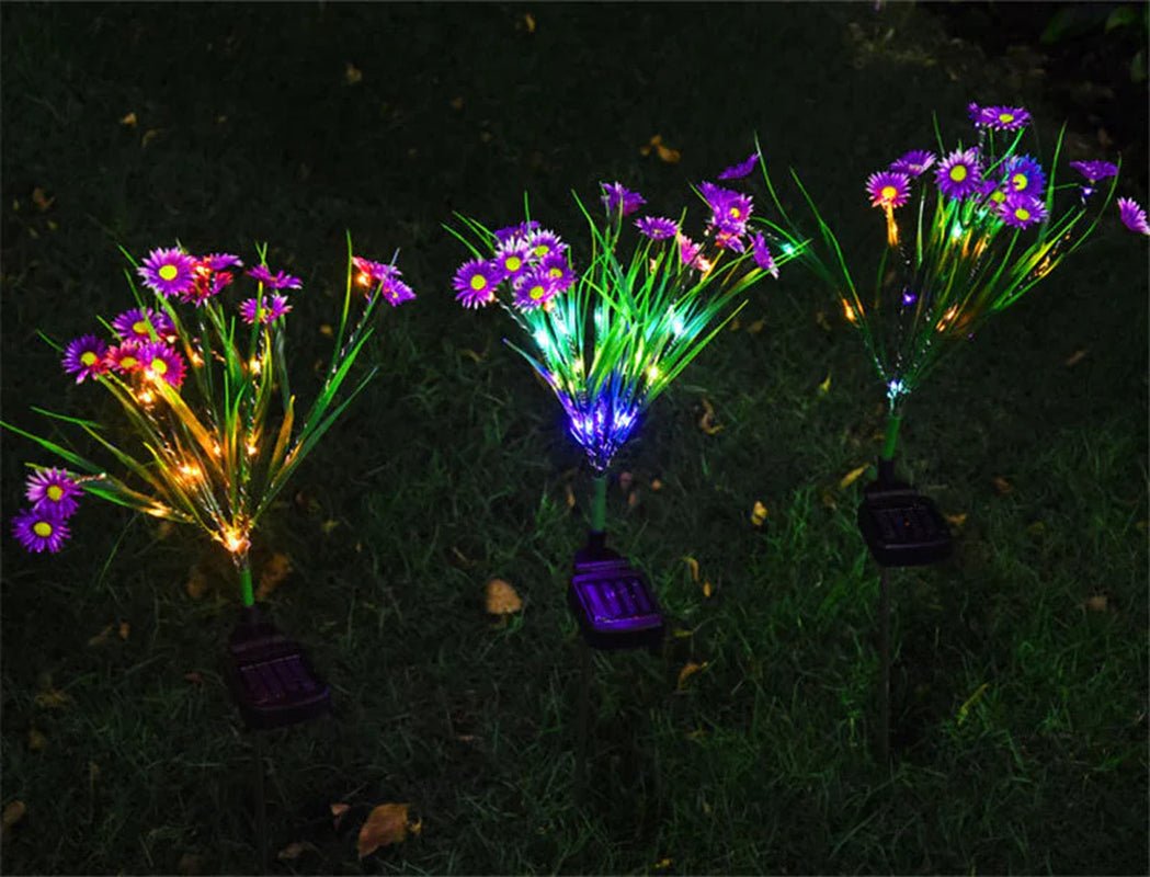 🌸 "Solar Garden Lights LED Flower Stakes – Waterproof Outdoor Decorative Lamps for Yard, Pathway & Patio | Auto On/Off, Energy - Saving Landscape Lighting" - RELUX.STORE
