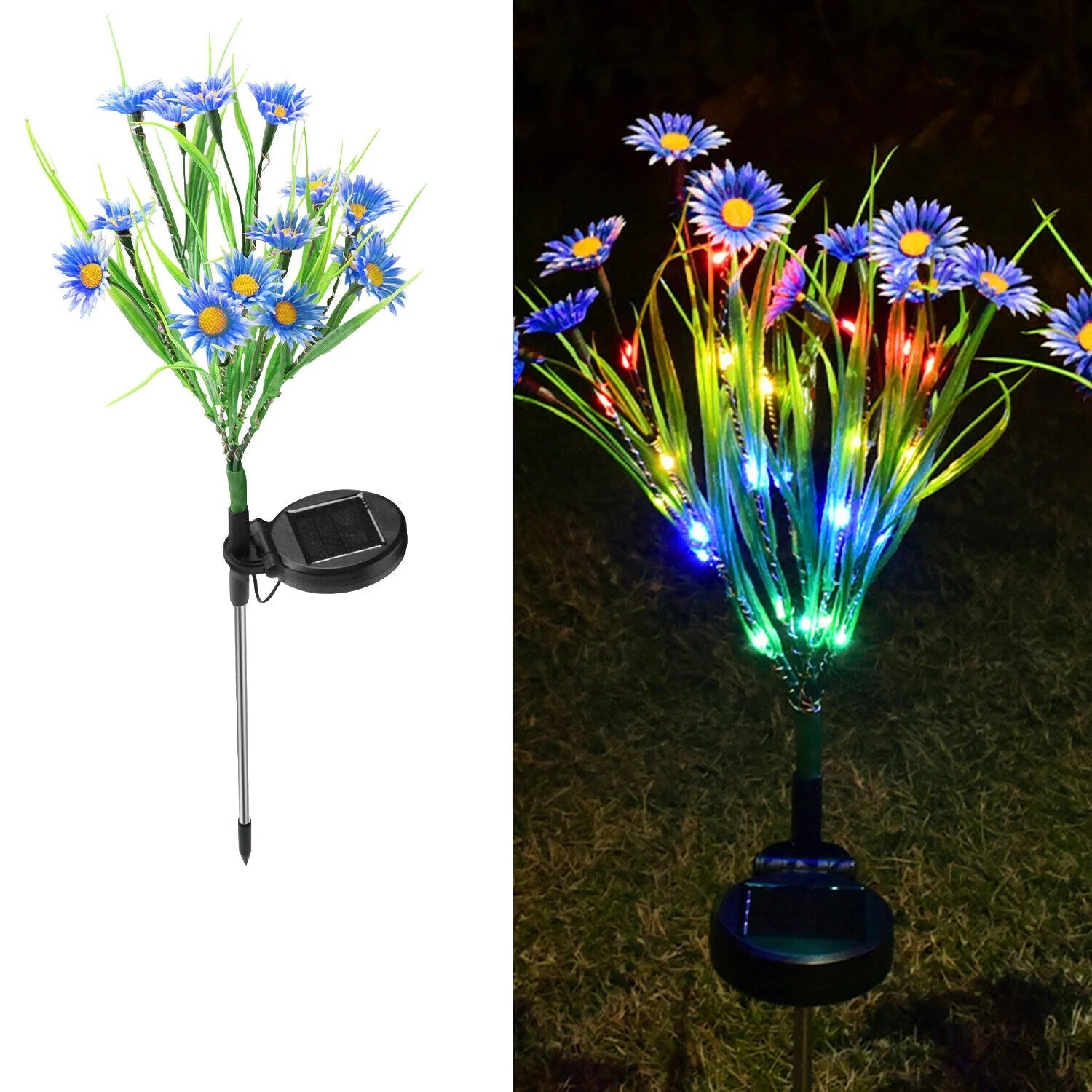 🌸 "Solar Garden Lights LED Flower Stakes – Waterproof Outdoor Decorative Lamps for Yard, Pathway & Patio | Auto On/Off, Energy - Saving Landscape Lighting" - RELUX.STORE