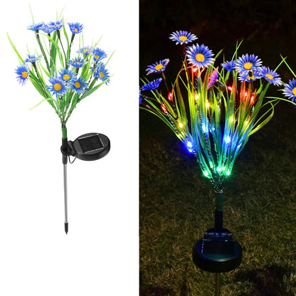 🌸 "Solar Garden Lights LED Flower Stakes – Waterproof Outdoor Decorative Lamps for Yard, Pathway & Patio | Auto On/Off, Energy - Saving Landscape Lighting" - RELUX.STORE