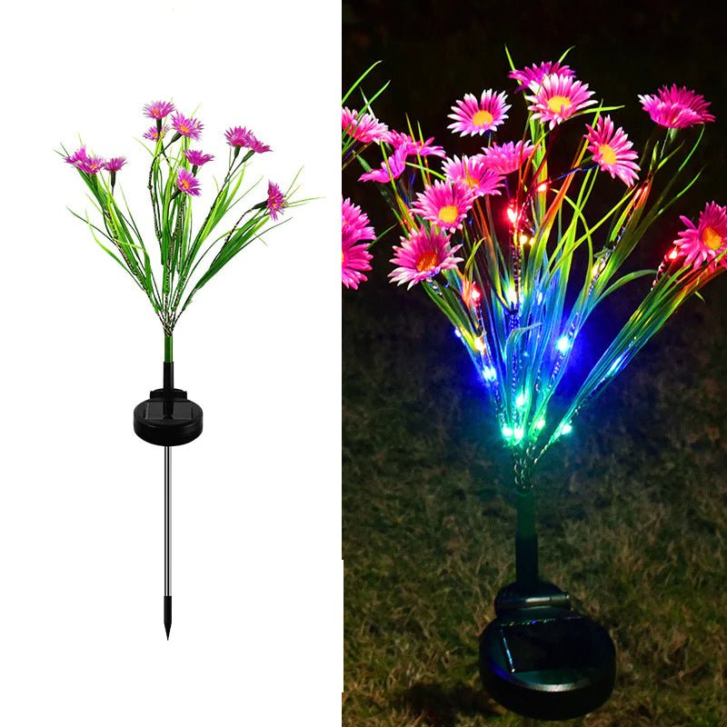 🌸 "Solar Garden Lights LED Flower Stakes – Waterproof Outdoor Decorative Lamps for Yard, Pathway & Patio | Auto On/Off, Energy - Saving Landscape Lighting" - RELUX.STORE
