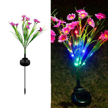 🌸 "Solar Garden Lights LED Flower Stakes – Waterproof Outdoor Decorative Lamps for Yard, Pathway & Patio | Auto On/Off, Energy - Saving Landscape Lighting" - RELUX.STORE