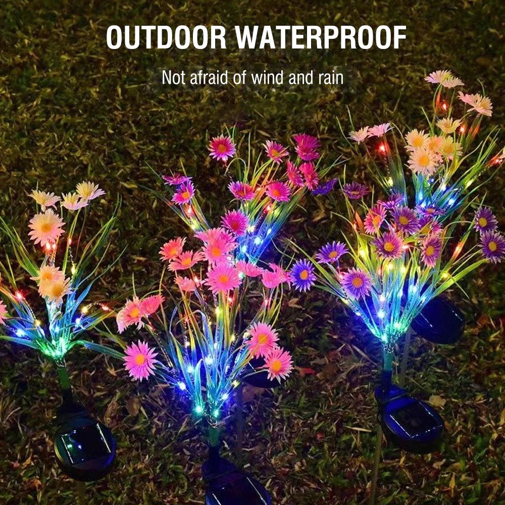 🌸 "Solar Garden Lights LED Flower Stakes – Waterproof Outdoor Decorative Lamps for Yard, Pathway & Patio | Auto On/Off, Energy - Saving Landscape Lighting" - RELUX.STORE