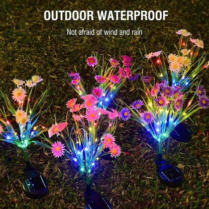 🌸 "Solar Garden Lights LED Flower Stakes – Waterproof Outdoor Decorative Lamps for Yard, Pathway & Patio | Auto On/Off, Energy - Saving Landscape Lighting" - RELUX.STORE