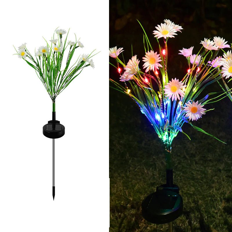 🌸 "Solar Garden Lights LED Flower Stakes – Waterproof Outdoor Decorative Lamps for Yard, Pathway & Patio | Auto On/Off, Energy - Saving Landscape Lighting" - RELUX.STORE