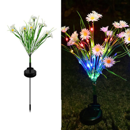 🌸 "Solar Garden Lights LED Flower Stakes – Waterproof Outdoor Decorative Lamps for Yard, Pathway & Patio | Auto On/Off, Energy - Saving Landscape Lighting" - RELUX.STORE