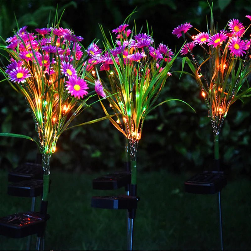 🌸 "Solar Garden Lights LED Flower Stakes – Waterproof Outdoor Decorative Lamps for Yard, Pathway & Patio | Auto On/Off, Energy - Saving Landscape Lighting" - RELUX.STORE