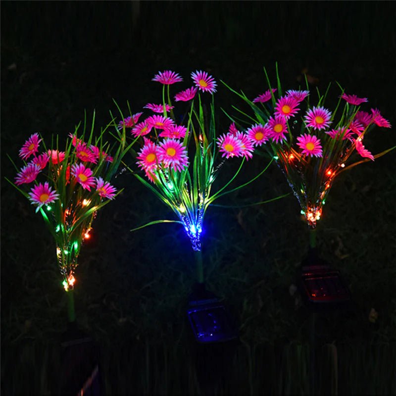 🌸 "Solar Garden Lights LED Flower Stakes – Waterproof Outdoor Decorative Lamps for Yard, Pathway & Patio | Auto On/Off, Energy - Saving Landscape Lighting" - RELUX.STORE