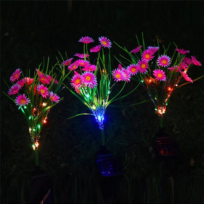 🌸 "Solar Garden Lights LED Flower Stakes – Waterproof Outdoor Decorative Lamps for Yard, Pathway & Patio | Auto On/Off, Energy - Saving Landscape Lighting" - RELUX.STORE