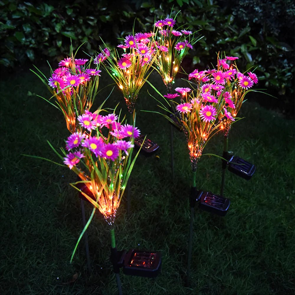 🌸 "Solar Garden Lights LED Flower Stakes – Waterproof Outdoor Decorative Lamps for Yard, Pathway & Patio | Auto On/Off, Energy - Saving Landscape Lighting" - RELUX.STORE