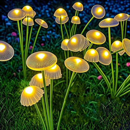 "Solar Garden Lights Outdoor Waterproof – Dual Mode LED Mushroom Lights for Patio, Pathway, Yard & Landscape Decoration | Jellyfish Style Ambiance Lighting" - RELUX.STORE