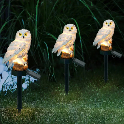 "Solar Lamp Owl – Solar - Powered LED Garden Light, Outdoor Waterproof Animal Decoration for Yard, Patio & Garden" - RELUX.STORE