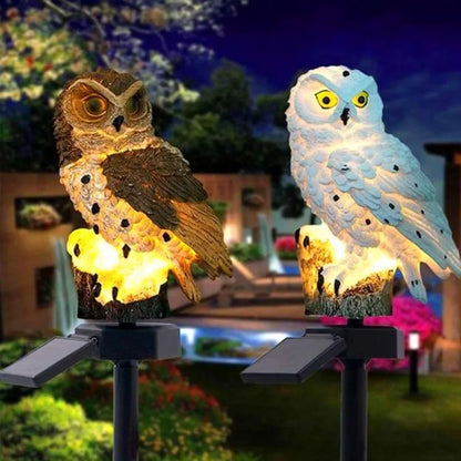 "Solar Lamp Owl – Solar - Powered LED Garden Light, Outdoor Waterproof Animal Decoration for Yard, Patio & Garden" - RELUX.STORE