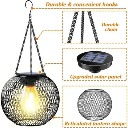 "Solar Lantern Outdoor – Waterproof Hanging Solar Lights for Yard, Garden & Patio, Decorative Outdoor LED Lanterns" - RELUX.STORE