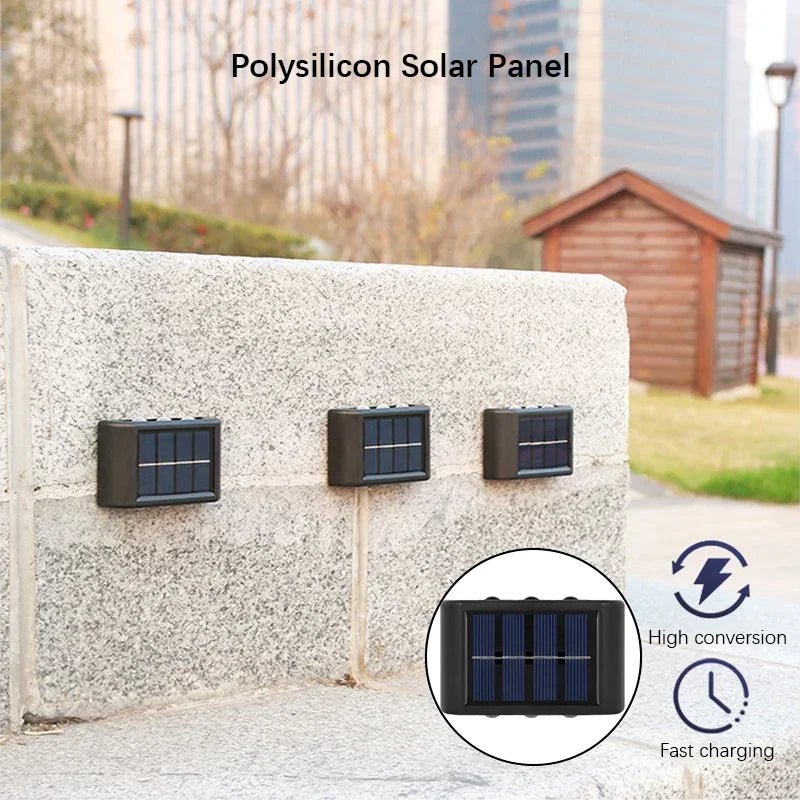 “Solar LED Wall Light – Waterproof Outdoor Dusk - to - Dawn Fence Lamp for Garden, Yard, Porch, Walkway & Camping” - RELUX.STORE