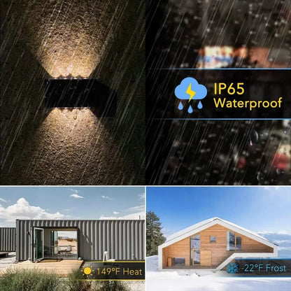 “Solar LED Wall Light – Waterproof Outdoor Dusk - to - Dawn Fence Lamp for Garden, Yard, Porch, Walkway & Camping” - RELUX.STORE