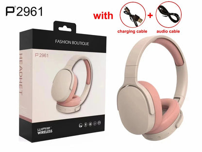 Sony P2961 Bluetooth 5.3 Wireless Headphones – Foldable Gaming Headset with HiFi Bass & Built - in Mic - RELUX.STORE