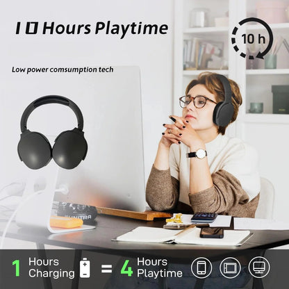 Sony P2961 Bluetooth 5.3 Wireless Headphones – Foldable Gaming Headset with HiFi Bass & Built - in Mic - RELUX.STORE