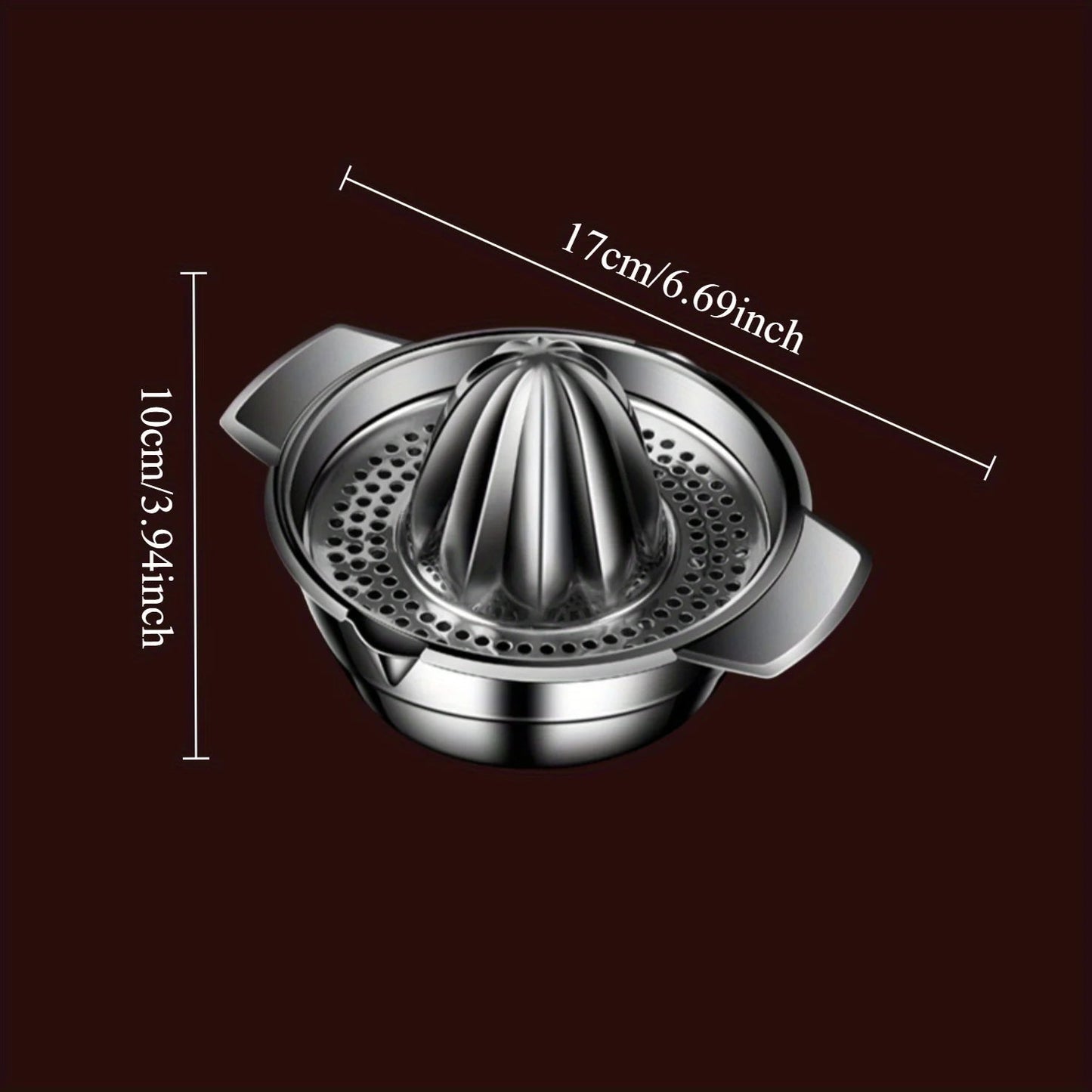 Stainless steel juicer, household manual juicer, lemon orange lemon squeezer, press type juicer, fruit juice homemade tool - RELUX.STORE