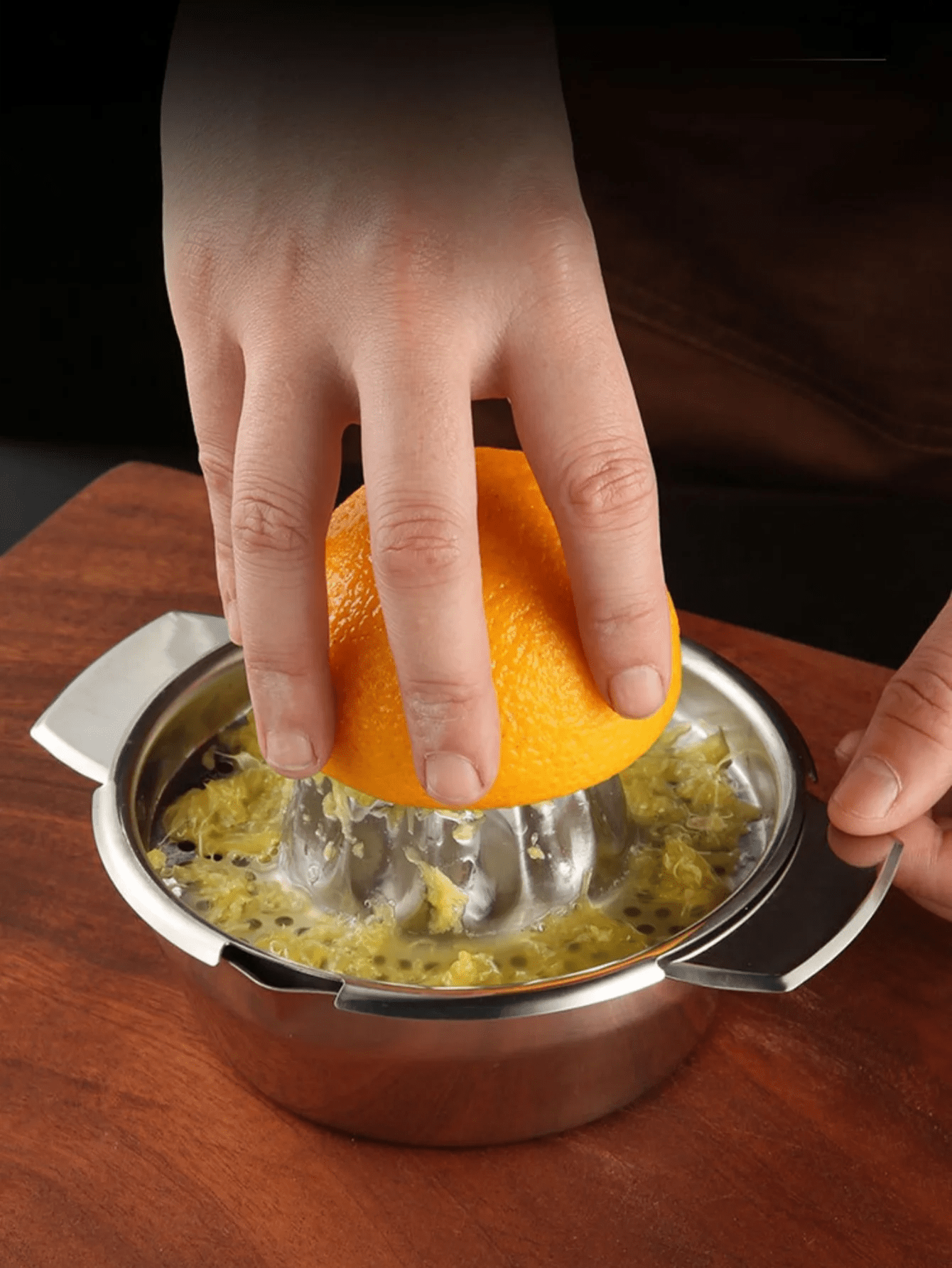 Stainless steel juicer, household manual juicer, lemon orange lemon squeezer, press type juicer, fruit juice homemade tool - RELUX.STORE