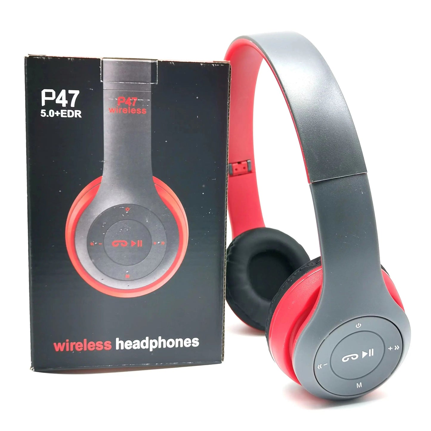 Stereo P47 Bluetooth 5.0 Headset – Foldable Wireless Sports & Gaming Earphones for iPhone & Xiaomi - RELUX.STORE