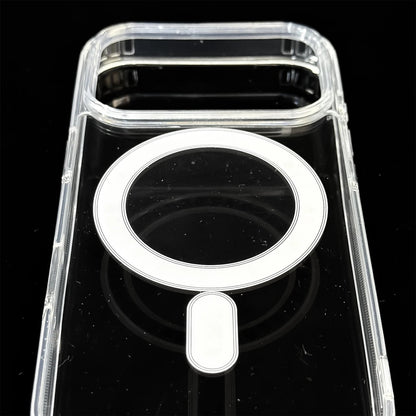 "Strong Magnetic Clear Case for iPhone 17 / 17 Pro / 17 Pro Max / 17 Air – Shockproof Transparent Magsafe - Compatible Phone Cover with Lens Protection" - RELUX.STORE