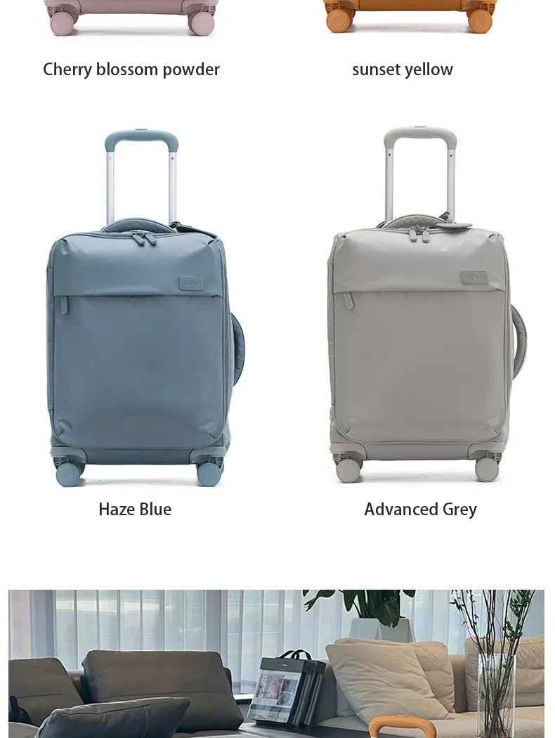 SUSHIMU High - quality Suitcase Oxford Cloth Trolley Case Shoulder Bag Multifunctional Boarding Box Rolling Luggage - RELUX.STORESUSHIMU High - quality Suitcase Oxford Cloth Trolley Case Shoulder Bag Multifunctional Boarding Box Rolling Luggage