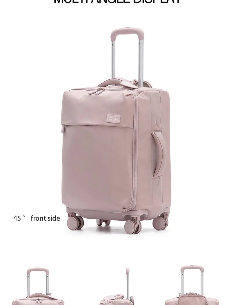 SUSHIMU High - quality Suitcase Oxford Cloth Trolley Case Shoulder Bag Multifunctional Boarding Box Rolling Luggage - RELUX.STORESUSHIMU High - quality Suitcase Oxford Cloth Trolley Case Shoulder Bag Multifunctional Boarding Box Rolling Luggage