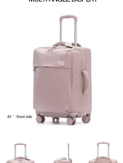 SUSHIMU High - quality Suitcase Oxford Cloth Trolley Case Shoulder Bag Multifunctional Boarding Box Rolling Luggage - RELUX.STORESUSHIMU High - quality Suitcase Oxford Cloth Trolley Case Shoulder Bag Multifunctional Boarding Box Rolling Luggage
