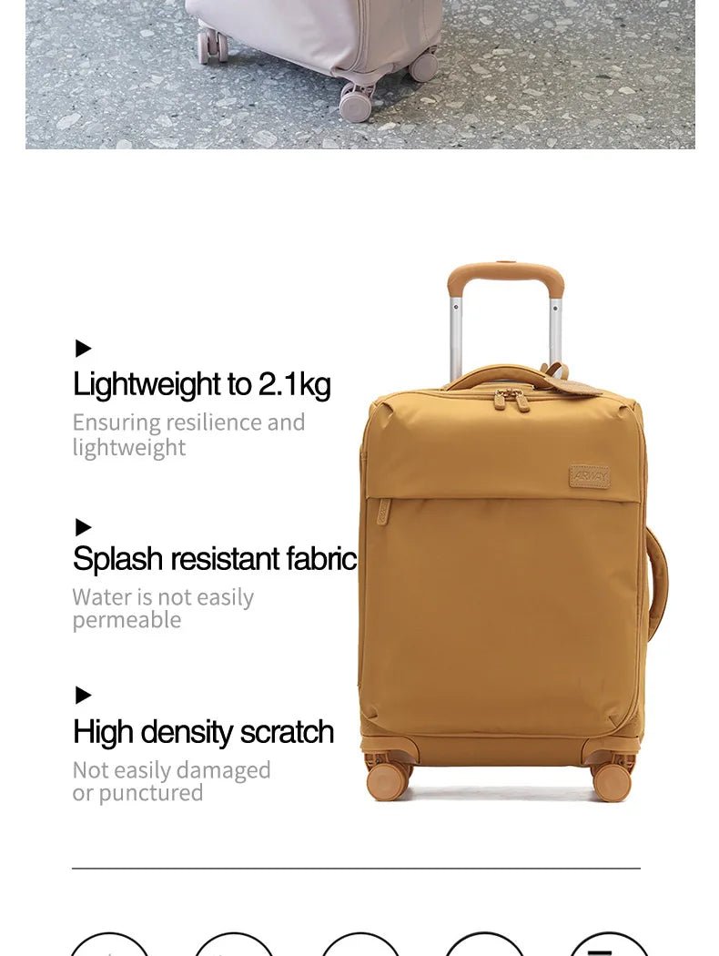 SUSHIMU High - quality Suitcase Oxford Cloth Trolley Case Shoulder Bag Multifunctional Boarding Box Rolling Luggage - RELUX.STORESUSHIMU High - quality Suitcase Oxford Cloth Trolley Case Shoulder Bag Multifunctional Boarding Box Rolling Luggage