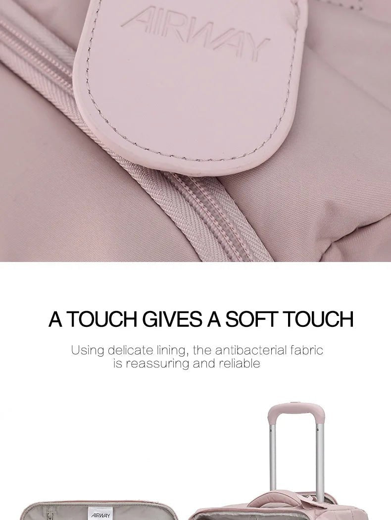 SUSHIMU High - quality Suitcase Oxford Cloth Trolley Case Shoulder Bag Multifunctional Boarding Box Rolling Luggage - RELUX.STORESUSHIMU High - quality Suitcase Oxford Cloth Trolley Case Shoulder Bag Multifunctional Boarding Box Rolling Luggage