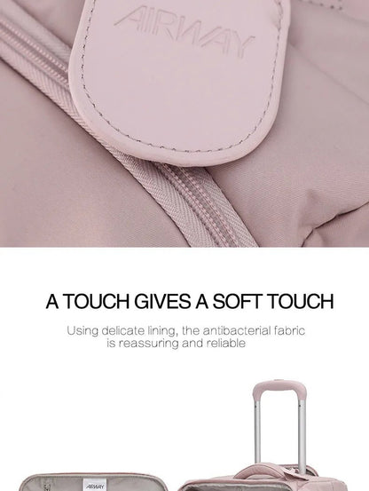 SUSHIMU High - quality Suitcase Oxford Cloth Trolley Case Shoulder Bag Multifunctional Boarding Box Rolling Luggage - RELUX.STORESUSHIMU High - quality Suitcase Oxford Cloth Trolley Case Shoulder Bag Multifunctional Boarding Box Rolling Luggage