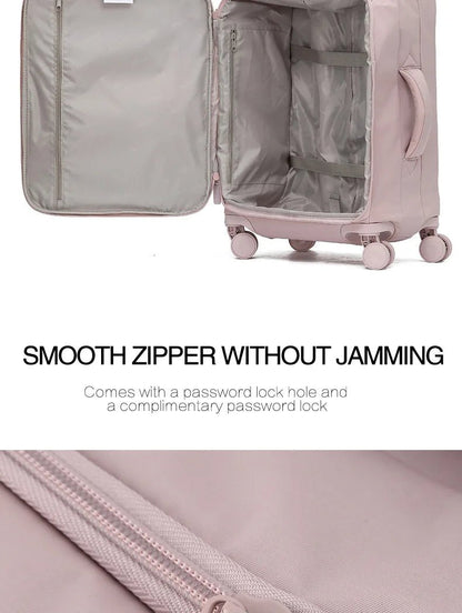 SUSHIMU High - quality Suitcase Oxford Cloth Trolley Case Shoulder Bag Multifunctional Boarding Box Rolling Luggage - RELUX.STORESUSHIMU High - quality Suitcase Oxford Cloth Trolley Case Shoulder Bag Multifunctional Boarding Box Rolling Luggage