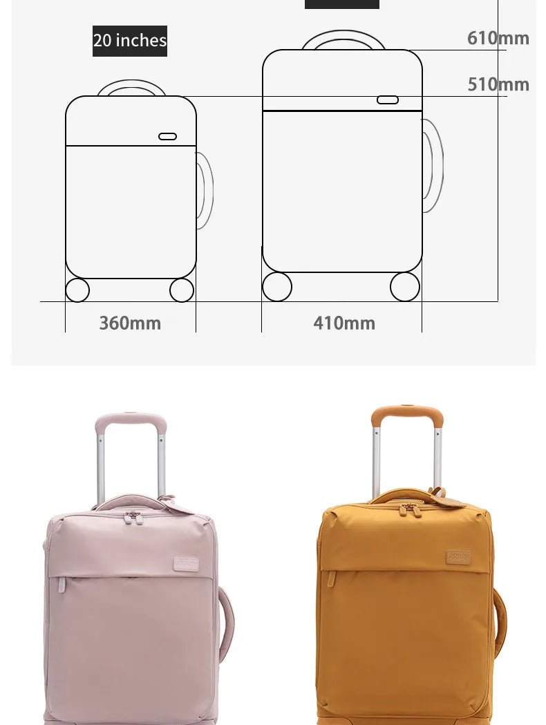 SUSHIMU High - quality Suitcase Oxford Cloth Trolley Case Shoulder Bag Multifunctional Boarding Box Rolling Luggage - RELUX.STORESUSHIMU High - quality Suitcase Oxford Cloth Trolley Case Shoulder Bag Multifunctional Boarding Box Rolling Luggage