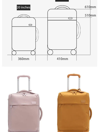 SUSHIMU High - quality Suitcase Oxford Cloth Trolley Case Shoulder Bag Multifunctional Boarding Box Rolling Luggage - RELUX.STORESUSHIMU High - quality Suitcase Oxford Cloth Trolley Case Shoulder Bag Multifunctional Boarding Box Rolling Luggage