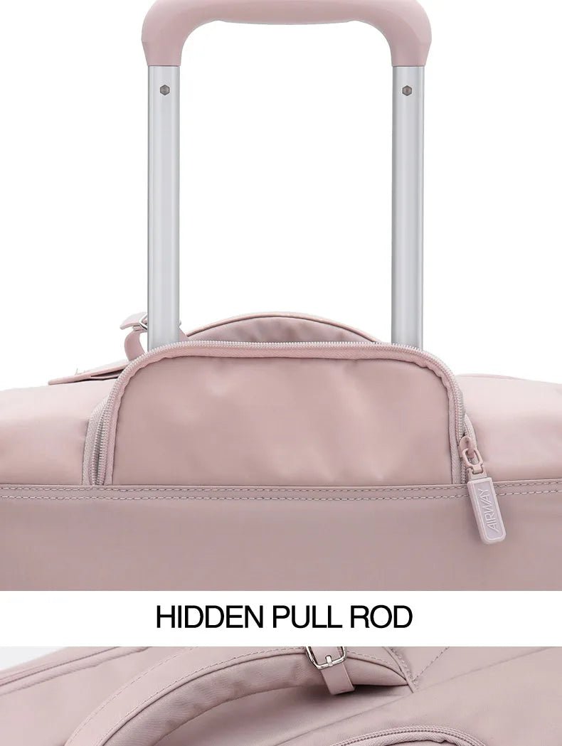 SUSHIMU High - quality Suitcase Oxford Cloth Trolley Case Shoulder Bag Multifunctional Boarding Box Rolling Luggage - RELUX.STORESUSHIMU High - quality Suitcase Oxford Cloth Trolley Case Shoulder Bag Multifunctional Boarding Box Rolling Luggage