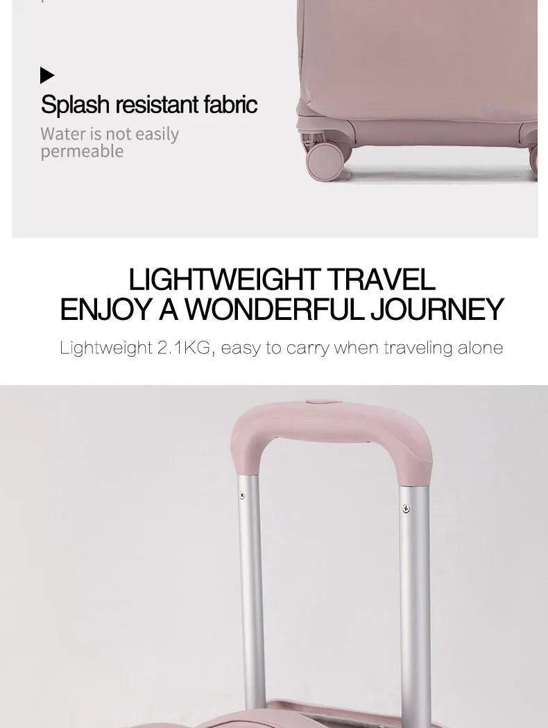 SUSHIMU High - quality Suitcase Oxford Cloth Trolley Case Shoulder Bag Multifunctional Boarding Box Rolling Luggage - RELUX.STORESUSHIMU High - quality Suitcase Oxford Cloth Trolley Case Shoulder Bag Multifunctional Boarding Box Rolling Luggage