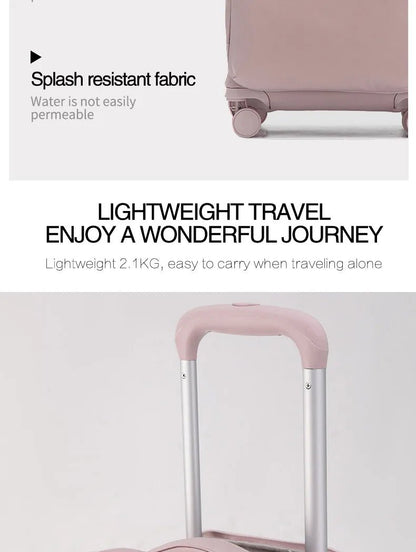 SUSHIMU High - quality Suitcase Oxford Cloth Trolley Case Shoulder Bag Multifunctional Boarding Box Rolling Luggage - RELUX.STORESUSHIMU High - quality Suitcase Oxford Cloth Trolley Case Shoulder Bag Multifunctional Boarding Box Rolling Luggage