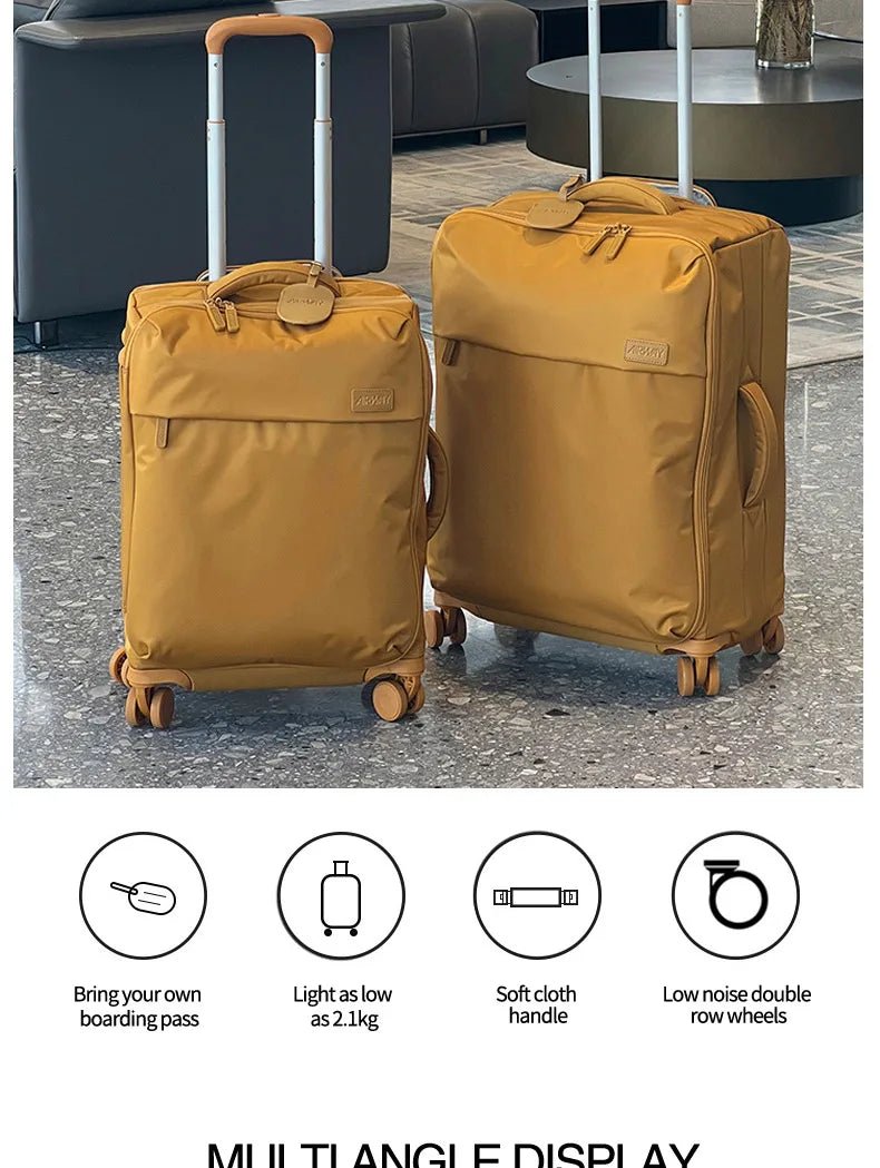 SUSHIMU High - quality Suitcase Oxford Cloth Trolley Case Shoulder Bag Multifunctional Boarding Box Rolling Luggage - RELUX.STORESUSHIMU High - quality Suitcase Oxford Cloth Trolley Case Shoulder Bag Multifunctional Boarding Box Rolling Luggage