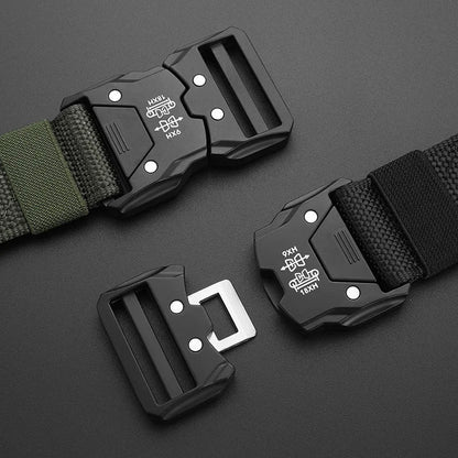 "Tactical Waist Belt with Heavy - Duty Automatic Buckle – Adjustable Military - Grade Outdoor Belt for Hiking, Camping, and Everyday Carry | Unisex Men & Women Accessories" - RELUX.STORE