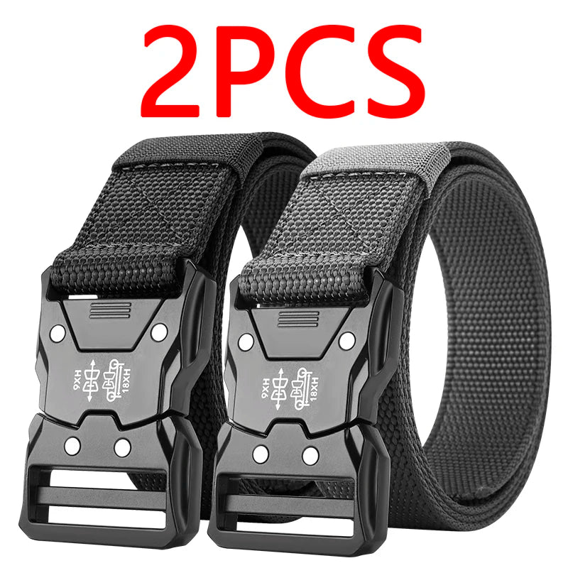 "Tactical Waist Belt with Heavy - Duty Automatic Buckle – Adjustable Military - Grade Outdoor Belt for Hiking, Camping, and Everyday Carry | Unisex Men & Women Accessories" - RELUX.STORE