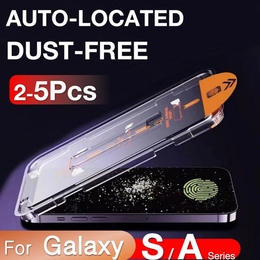 📱 Tempered Glass Screen Protector for Samsung Galaxy – 2 - 5PCS Full Coverage - RELUX.STORE