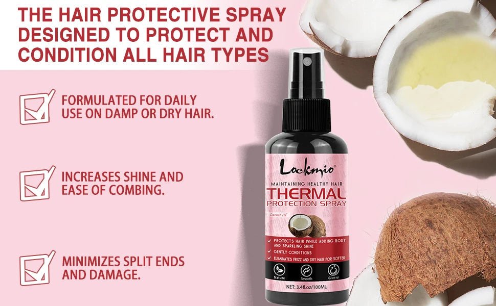 Thermal Protection Spray for Hair Heat Protector Serum Protect Hair From UV Damaged Moisturizing Hair - care Conditioner for Women - RELUX.STORE