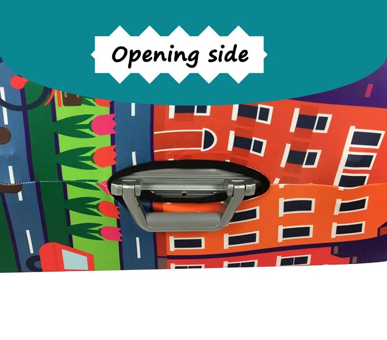 Thick Elastic World Map Luggage Protective Cover Zipper Suit For 18 - 32 inch Bag Suitcase Covers Trolley Cover Travel Accessories - RELUX.STOREThick Elastic World Map Luggage Protective Cover Zipper Suit For 18 - 32 inch Bag Suitcase Covers Trolley Cover Travel Accessories