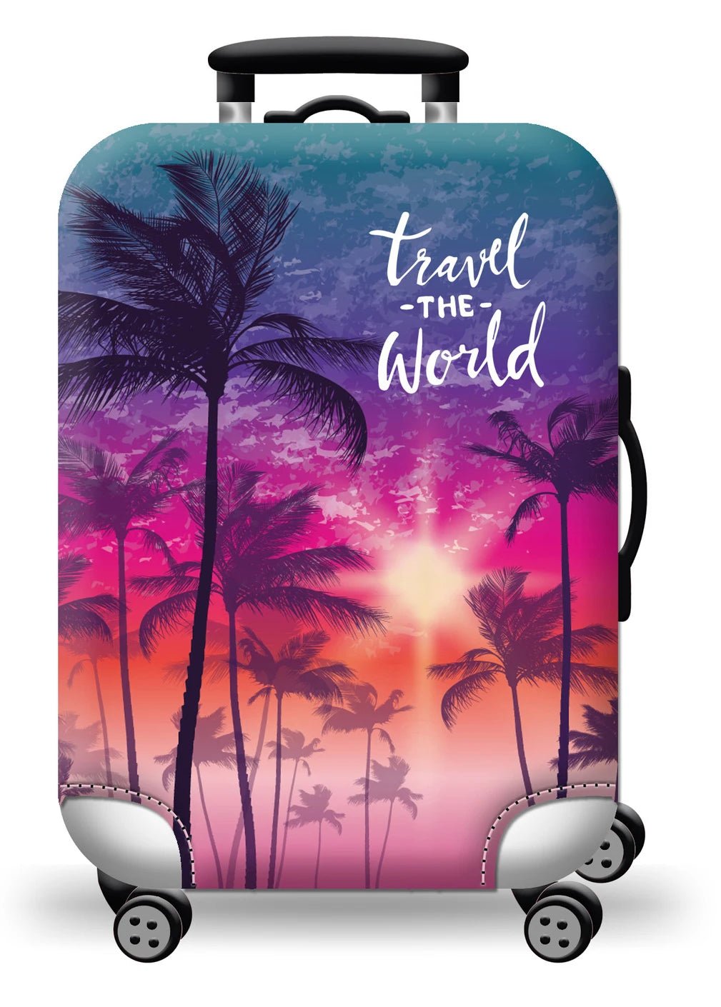 Thick Elastic World Map Luggage Protective Cover Zipper Suit For 18 - 32 inch Bag Suitcase Covers Trolley Cover Travel Accessories - RELUX.STOREThick Elastic World Map Luggage Protective Cover Zipper Suit For 18 - 32 inch Bag Suitcase Covers Trolley Cover Travel Accessories