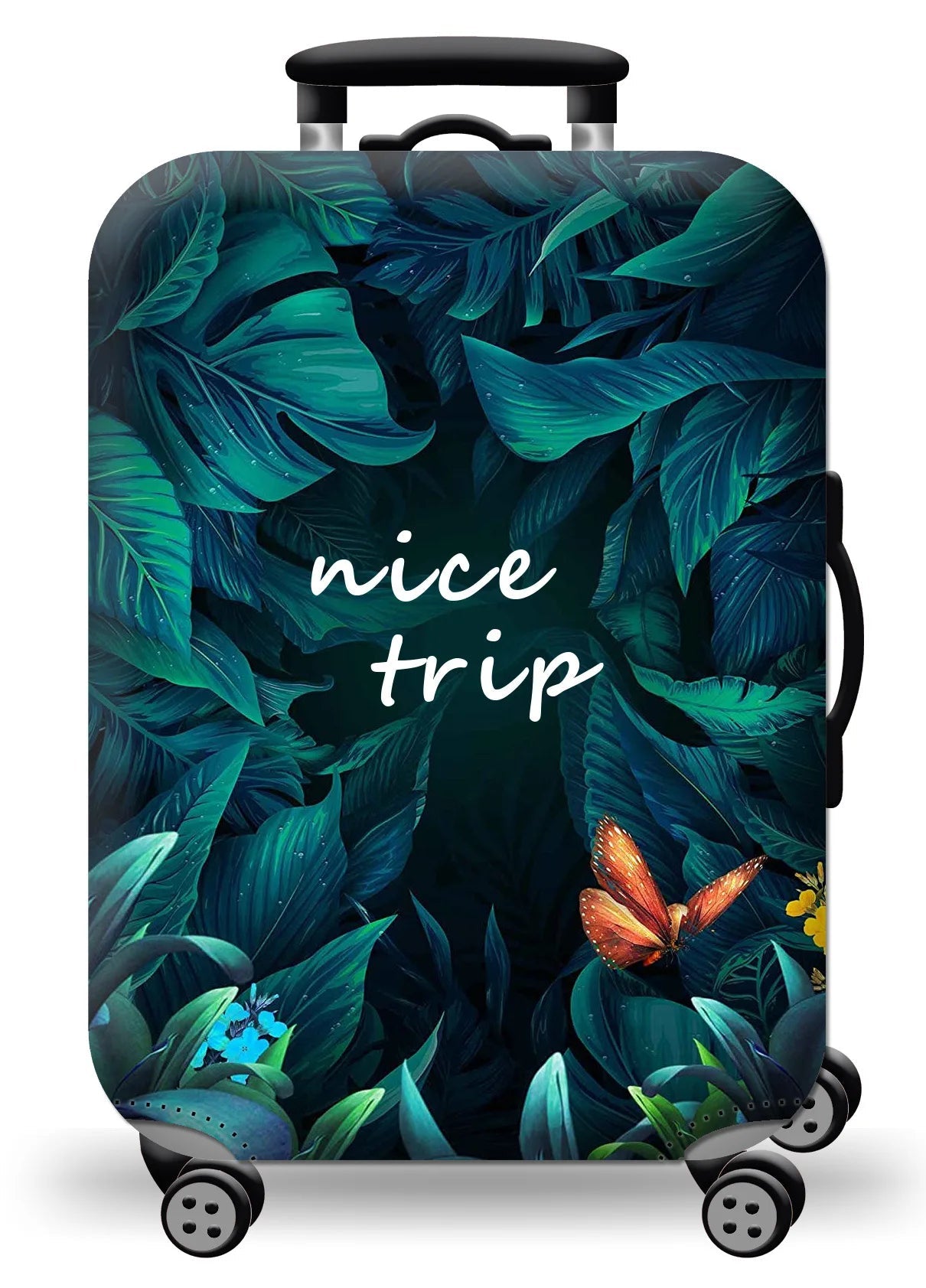 Thick Elastic World Map Luggage Protective Cover Zipper Suit For 18 - 32 inch Bag Suitcase Covers Trolley Cover Travel Accessories - RELUX.STOREThick Elastic World Map Luggage Protective Cover Zipper Suit For 18 - 32 inch Bag Suitcase Covers Trolley Cover Travel Accessories