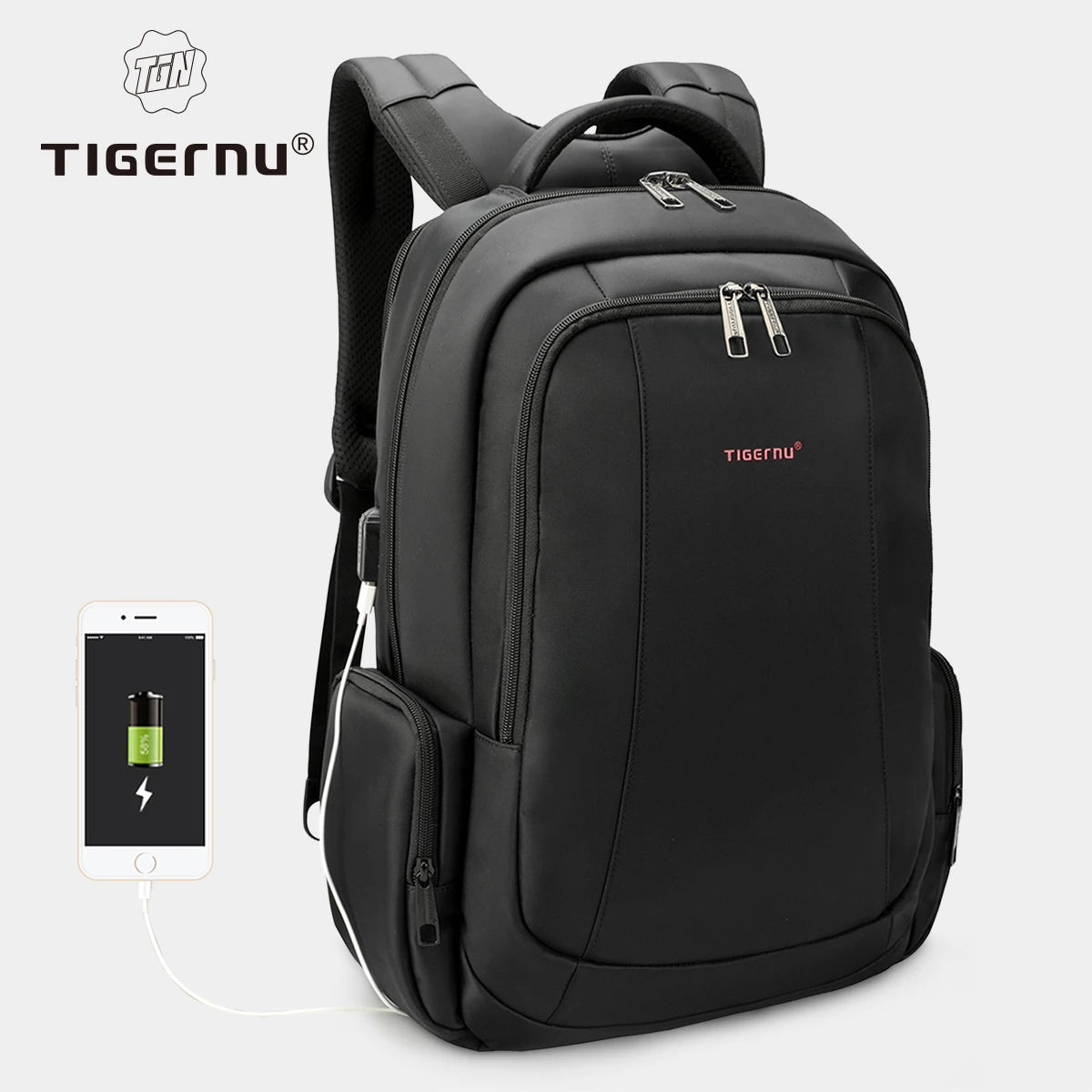 Tigernu Men’s Laptop Backpack – 14/15.6/17.3” Anti - Theft School, Travel & Daily Bag | Male Knapsack - RELUX.STORE