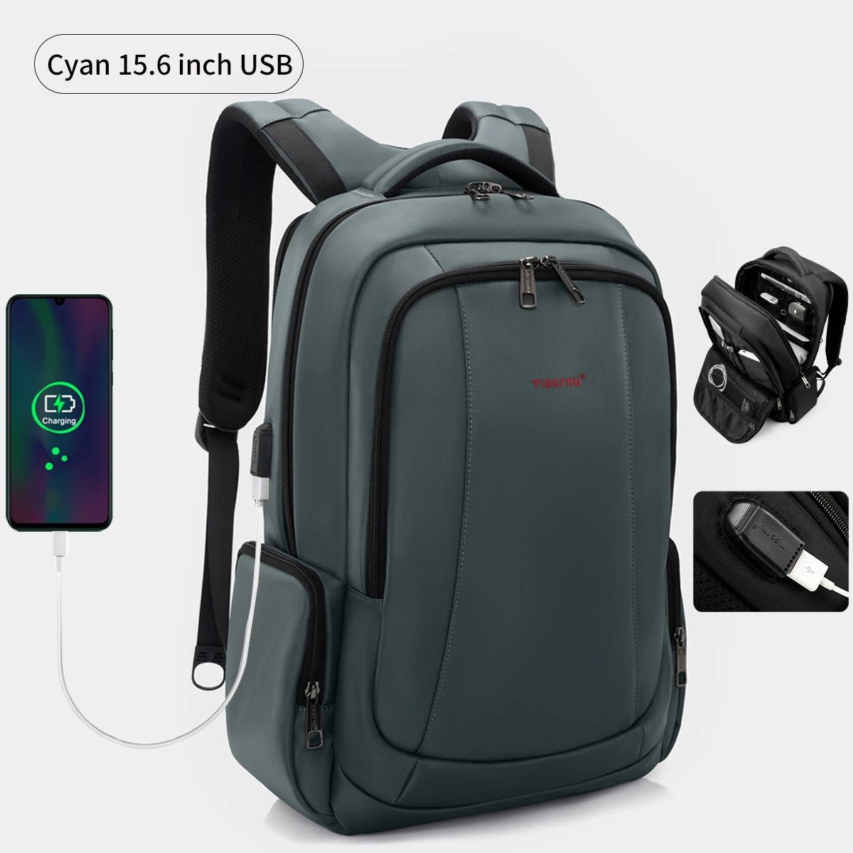 Tigernu Men’s Laptop Backpack – 14/15.6/17.3” Anti - Theft School, Travel & Daily Bag | Male Knapsack - RELUX.STORE
