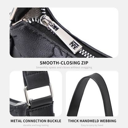 TINYAT Female Moon Bag Leather Shoulder Messenger Bag for Women Hand Bag Luxury Design Lightweight Party Ready Daily Use - RELUX.STORE