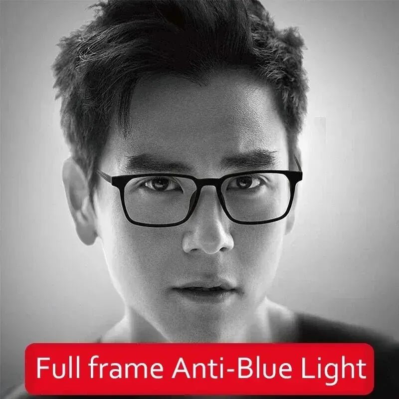 "Titanium Frame Reading Glasses – Anti - Blue Light Presbyopia Eyewear for Men & Women, Diopter +1.0 to +4.0" - RELUX.STORE